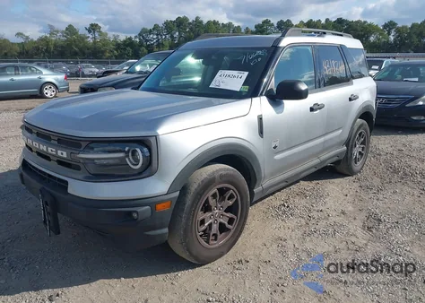 2022 Ford Bronco Sport Big Bend из США, поврежденный, VIN 3FMCR9B60NRD48165